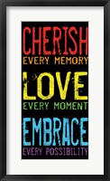 Cherish Love Embrace 2 Framed Print