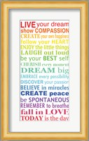 Live Your Dream 3 Fine Art Print