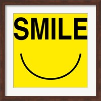 Smile - Yellow Fine Art Print