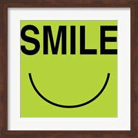 Smile - Green Fine Art Print
