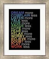 Rules to Live By 2 Fine Art Print