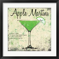 Apple Martini Framed Print