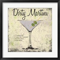 Dirty Martini Framed Print