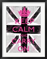 Keep Calm And Carry On 3 Fine Art Print
