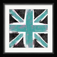 Union Jack Blue and Black Fine Art Print