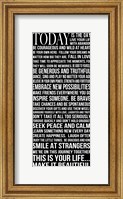 Today is the Day 1 Fine Art Print