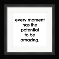 Every Moment 3 Framed Print