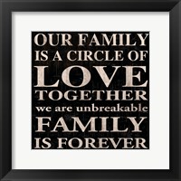 Our Family 3 Framed Print