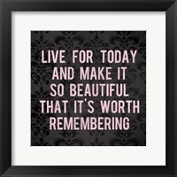 Live for Today 2 Fine Art Print