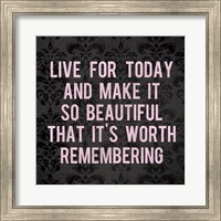 Live for Today 2 Fine Art Print