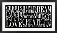 Cherish Live Dream 2 Fine Art Print