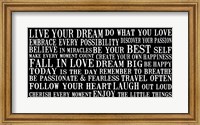 Live Your Dream 6 Fine Art Print