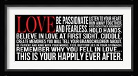 Be Passionate 2 Framed Print