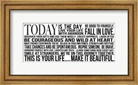 Today is the Day 10 Fine Art Print