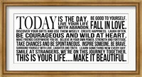 Today is the Day 10 Fine Art Print