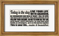 Today is the Day 13 Fine Art Print