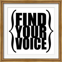 Find Your Voice 3 Fine Art Print