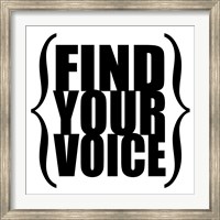 Find Your Voice 3 Fine Art Print
