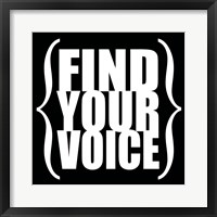 Find Your Voice 4 Fine Art Print