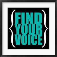 Find Your Voice 6 Fine Art Print