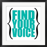 Find Your Voice 8 Fine Art Print