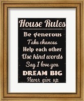 House Rules 2 Fine Art Print