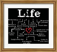 Life Chart 2 Fine Art Print
