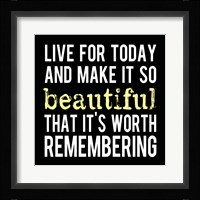 Make It So Beautiful 2 Framed Print