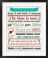 This Is Your Life 5 Framed Print