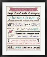 This Is Your Life 6 Framed Print