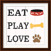 Eat Play Love - Dog 2 Fine Art Print