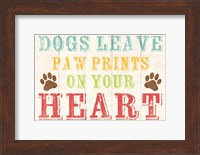 Dogs Leave Paw Prints 1 Fine Art Print