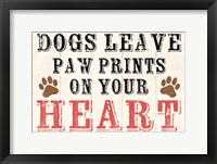 Dogs Leave Paw Prints 2 Fine Art Print