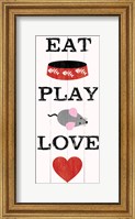 Eat Play Love - Cat 2 Fine Art Print