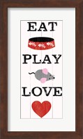 Eat Play Love - Cat 2 Fine Art Print