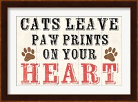 Cats Leave Paw Prints 2 Fine Art Print