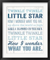 Twinkle Twinkle 2 Framed Print
