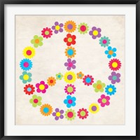 Peace Floral Fine Art Print