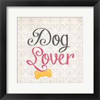 Dog Lover Framed Print