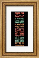 Follow Your Heart 6 Fine Art Print