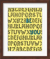 Be You Alphabet Fine Art Print