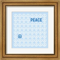 Peace Blue Fine Art Print