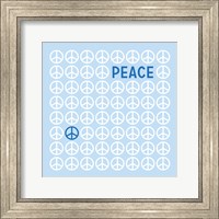 Peace Blue Fine Art Print