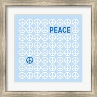 Peace Blue Fine Art Print