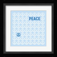 Peace Blue Fine Art Print