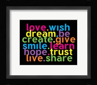 Love Wish Dream Fine Art Print