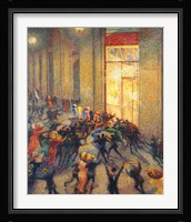 Riot in the Gallery, 1910 Fine Art Print