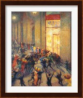 Riot in the Gallery, 1910 Fine Art Print