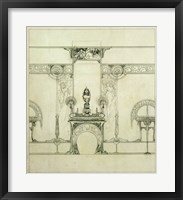 Design for the Boutique of Jeweller Fouquet, 6, Rue Royale Fine Art Print