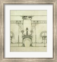 Design for the Boutique of Jeweller Fouquet, 6, Rue Royale Fine Art Print